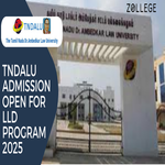 TNDALU Admission Open For LLD Program 2025